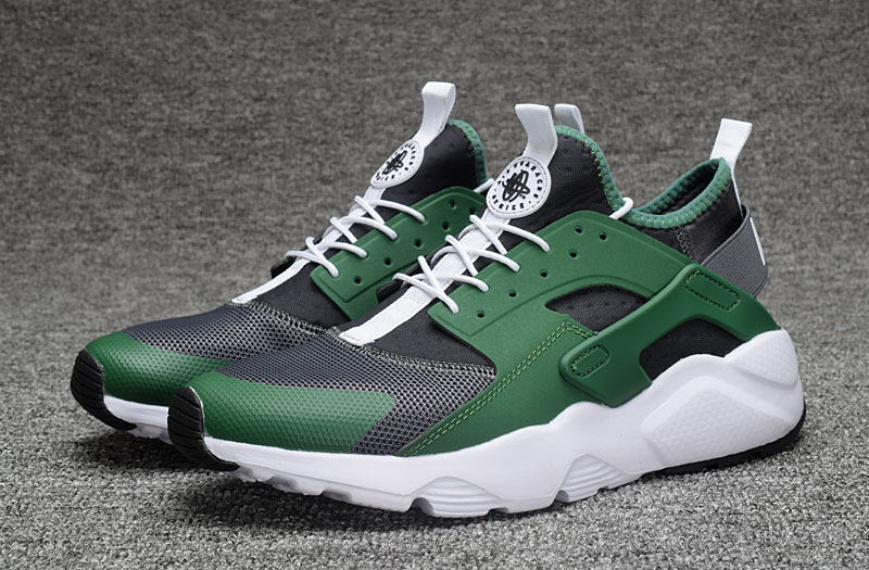 Nike Air Huarache Run Ultra Black Green Shoes